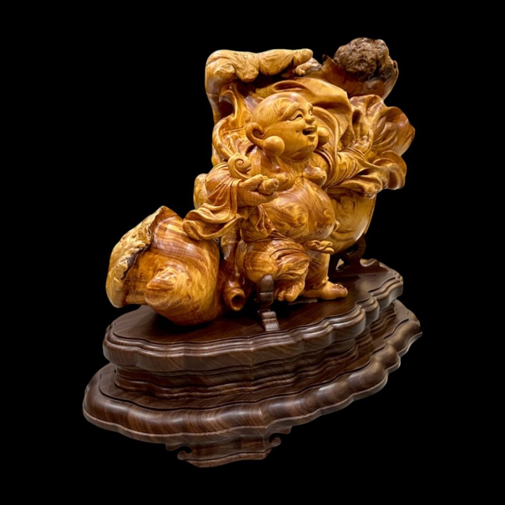 許文祥木雕┃彌勒佛木雕